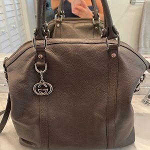 Authentic Gucci large size tote with shoulder strap